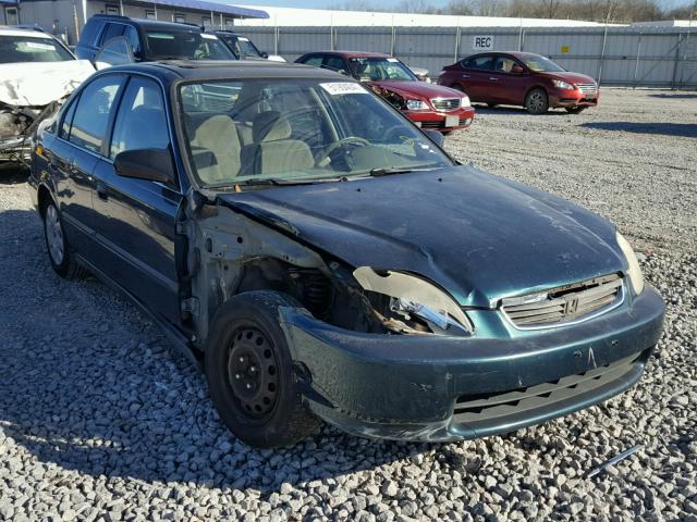 1HGEJ6675WL054994 - 1998 HONDA CIVIC LX GREEN photo 1