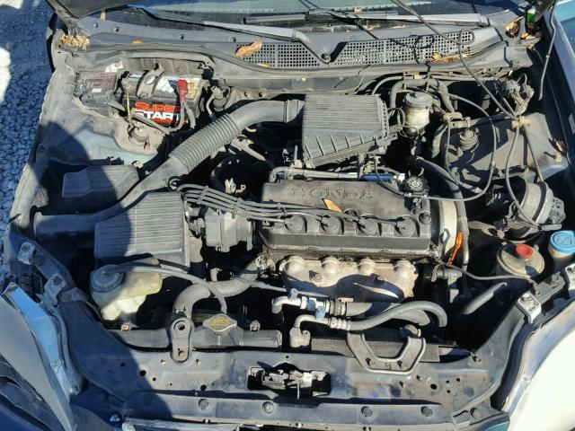 1HGEJ6675WL054994 - 1998 HONDA CIVIC LX GREEN photo 7