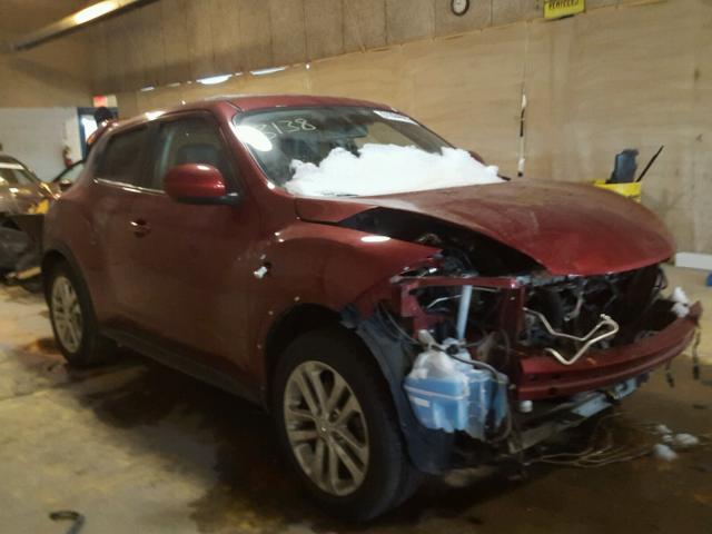 JN8AF5MV6CT125761 - 2012 NISSAN JUKE S BURGUNDY photo 1