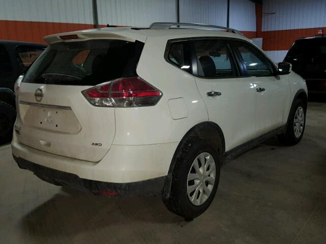 5N1AT2MV6GC747927 - 2016 NISSAN ROGUE S WHITE photo 4