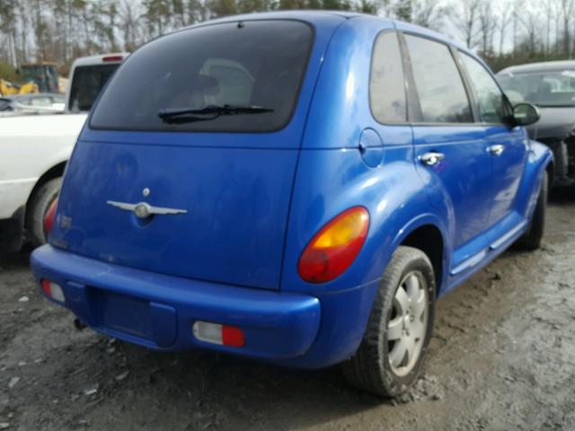 3C8FY68B35T561667 - 2005 CHRYSLER PT CRUISER BLUE photo 4