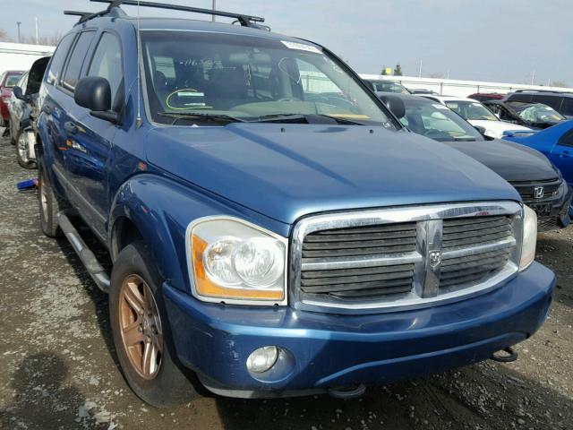 1D4HB48D74F119729 - 2004 DODGE DURANGO SL BLUE photo 1