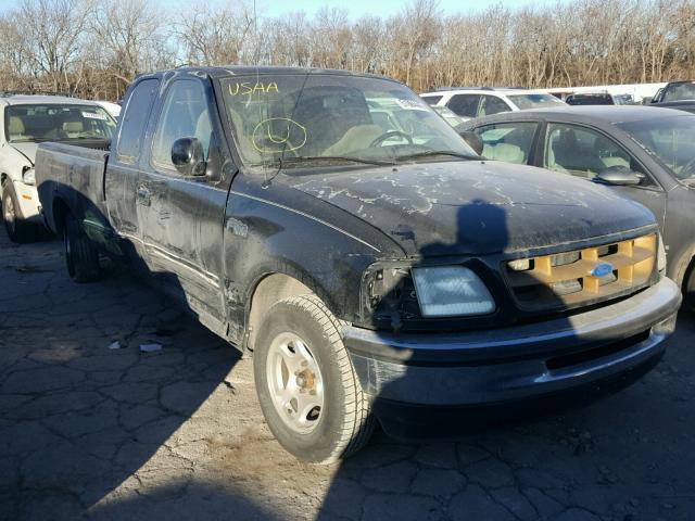 1FTDX1723VKC99084 - 1997 FORD F150 BLACK photo 1