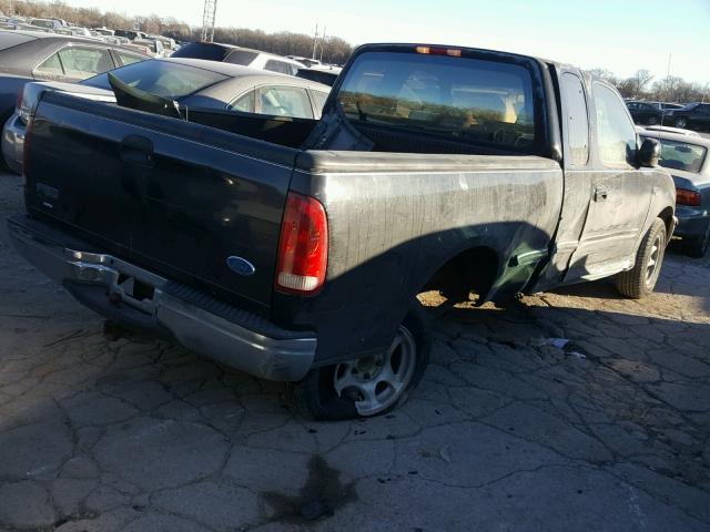 1FTDX1723VKC99084 - 1997 FORD F150 BLACK photo 4