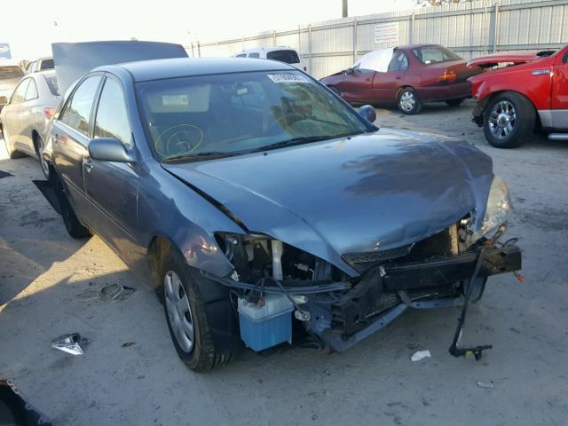 4T1BE32K82U524210 - 2002 TOYOTA CAMRY LE BLUE photo 1