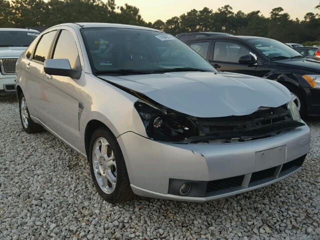 1FAHP35N78W188762 - 2008 FORD FOCUS SE SILVER photo 1