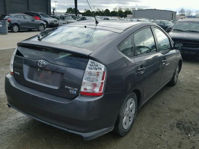 JTDKB20UX73228307 - 2007 TOYOTA PRIUS CHARCOAL photo 4