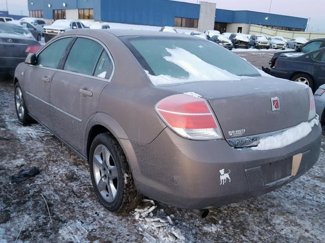 1G8ZS57B28F243768 - 2008 SATURN AURA XE BEIGE photo 3