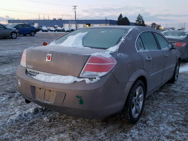 1G8ZS57B28F243768 - 2008 SATURN AURA XE BEIGE photo 4