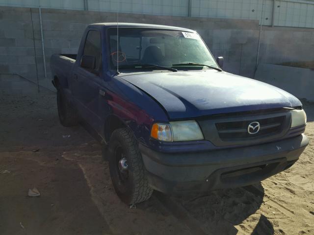 4F4YR12D03TM13514 - 2003 MAZDA B2300 BLUE photo 1