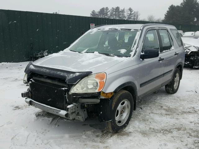 JHLRD78402C035430 - 2002 HONDA CR-V LX SILVER photo 2