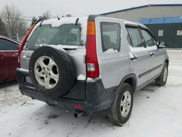 JHLRD78402C035430 - 2002 HONDA CR-V LX SILVER photo 4