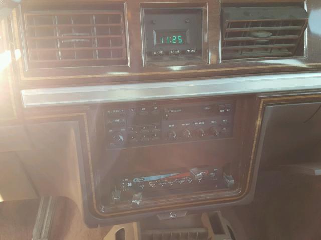 2MEBM74F0KX701600 - 1989 MERCURY GRAND MARQ BROWN photo 9