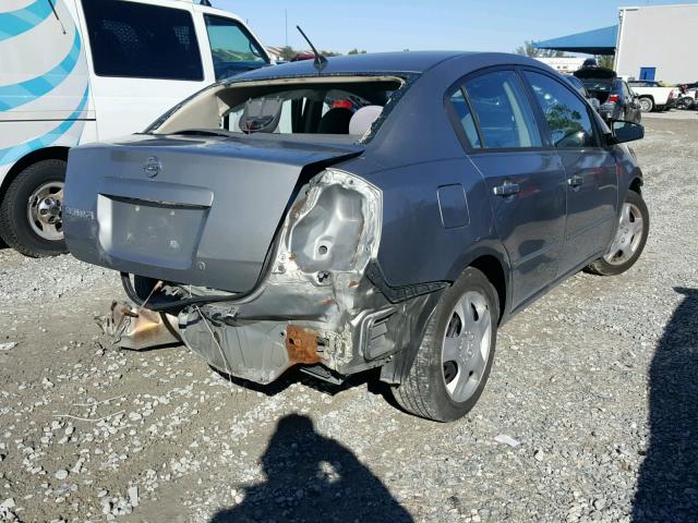 3N1AB61EX8L644277 - 2008 NISSAN SENTRA 2.0 GRAY photo 4