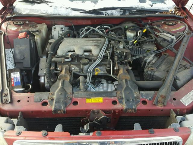 2G4WS52M2X1592755 - 1999 BUICK CENTURY CU BURGUNDY photo 7