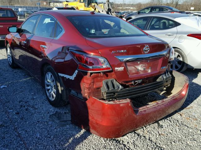 1N4AL3APXEC165039 - 2014 NISSAN ALTIMA 2.5 BURGUNDY photo 3