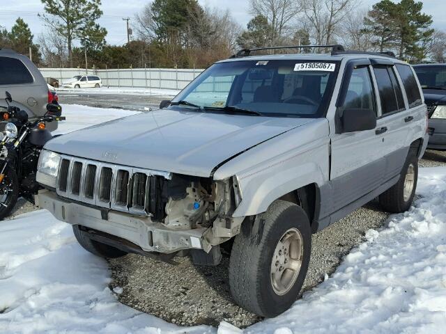 1J4FX58S9VC699427 - 1997 JEEP GRAND CHER SILVER photo 2