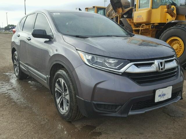 7FARW5H32HE010709 - 2017 HONDA CR-V LX GRAY photo 1