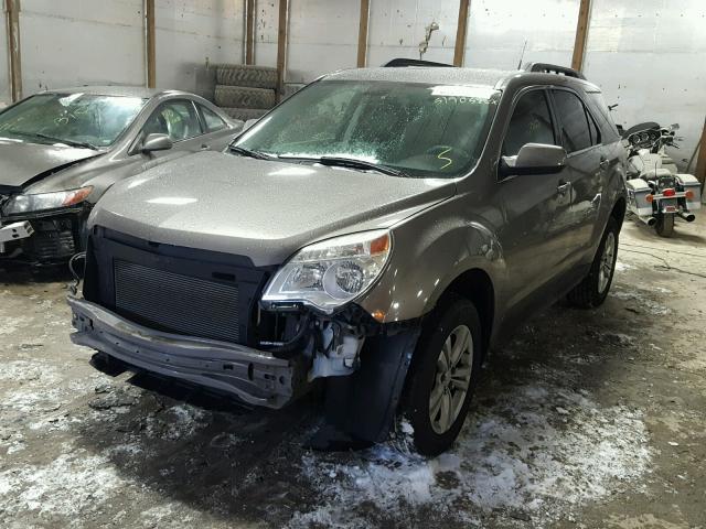 2CNALDEW1A6204116 - 2010 CHEVROLET EQUINOX LT BROWN photo 2