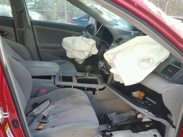 4T1BF3EK5BU132178 - 2011 TOYOTA CAMRY BASE RED photo 5