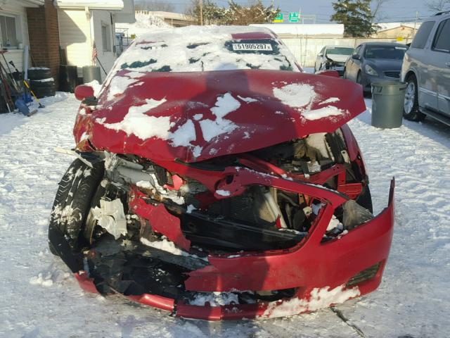 4T1BF3EK5BU132178 - 2011 TOYOTA CAMRY BASE RED photo 9