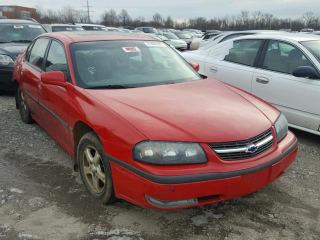 2G1WH52K239435880 - 2003 CHEVROLET IMPALA LS RED photo 1