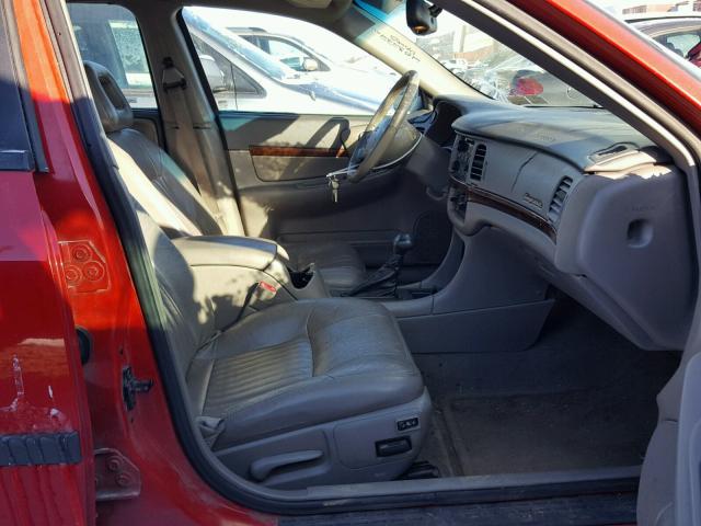 2G1WH52K239435880 - 2003 CHEVROLET IMPALA LS RED photo 5