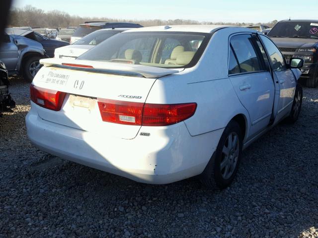 1HGCM66535A020852 - 2005 HONDA ACCORD EX WHITE photo 4