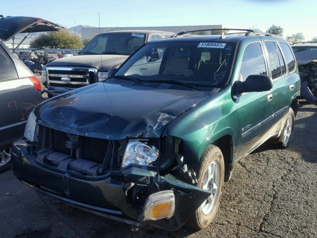 1GKDS13S862218364 - 2006 GMC ENVOY GREEN photo 2