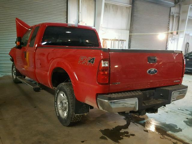 1FT8X3B61CEB53785 - 2012 FORD F350 SUPER RED photo 3