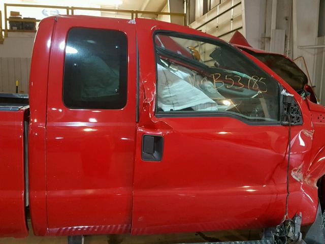 1FT8X3B61CEB53785 - 2012 FORD F350 SUPER RED photo 6