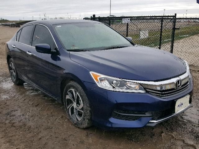 1HGCR2F37HA209596 - 2017 HONDA ACCORD LX BLUE photo 1