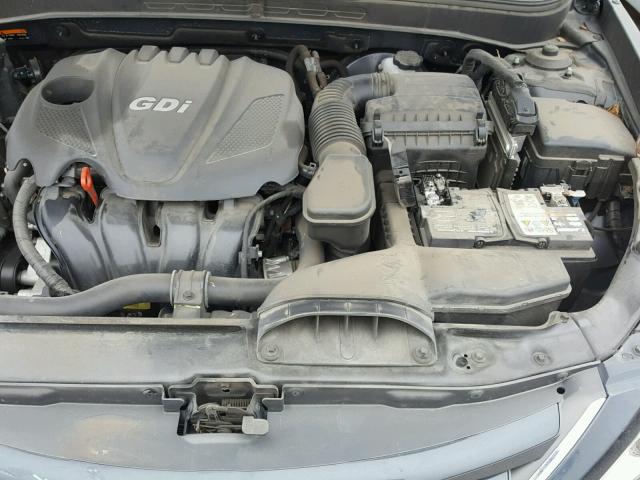 5NPEB4AC5EH829933 - 2014 HYUNDAI SONATA GLS GRAY photo 7