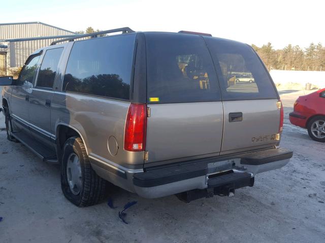 3GNFK16R8XG164173 - 1999 CHEVROLET SUBURBAN K GRAY photo 3