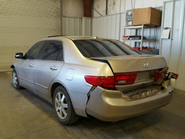 1HGCM66505A035700 - 2005 HONDA ACCORD EX GOLD photo 3