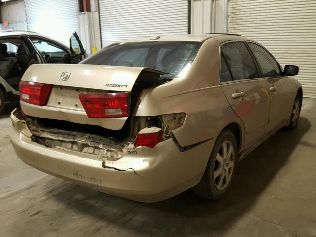 1HGCM66505A035700 - 2005 HONDA ACCORD EX GOLD photo 4