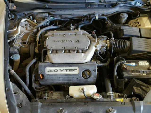 1HGCM66505A035700 - 2005 HONDA ACCORD EX GOLD photo 7