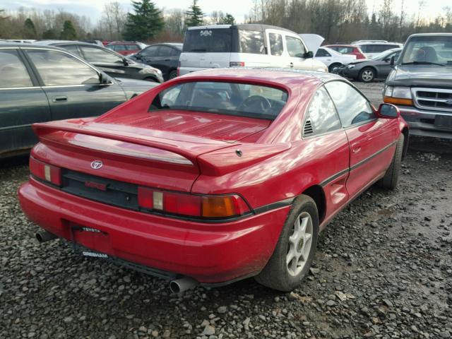 JT2SW21NXM0013379 - 1991 TOYOTA MR2 SPORT RED photo 4