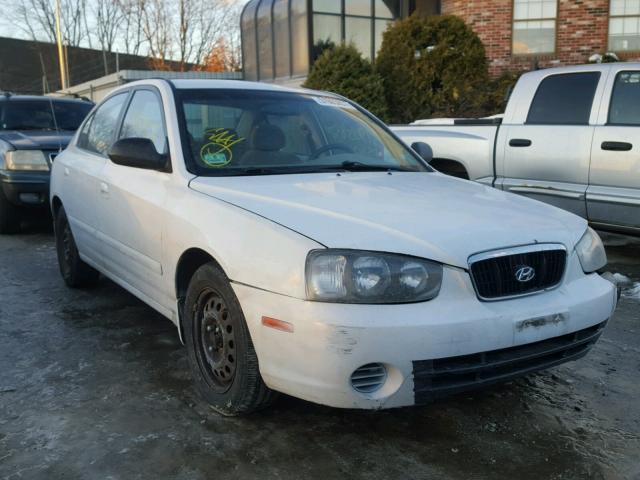 KMHDN45D52U325675 - 2002 HYUNDAI ELANTRA GL WHITE photo 1