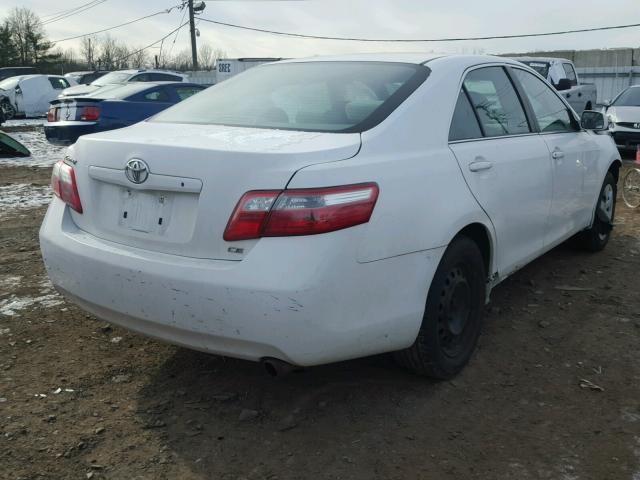 4T1BE46K67U608825 - 2007 TOYOTA CAMRY NEW WHITE photo 4