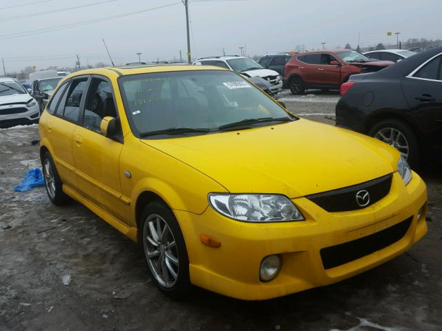 JM1BJ246X31181753 - 2003 MAZDA PROTEGE PR YELLOW photo 1