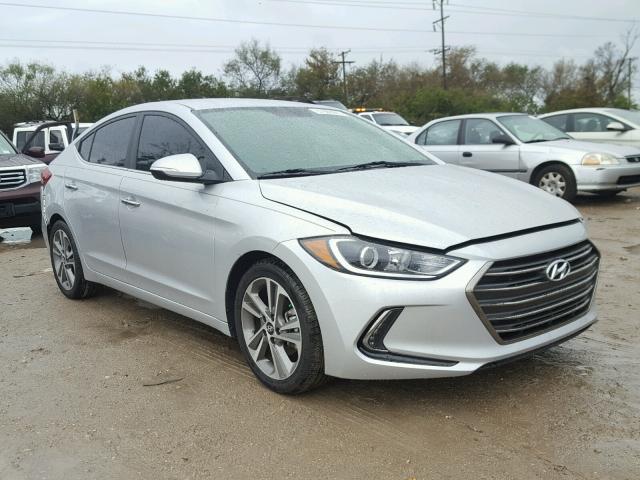 5NPD84LF1HH055184 - 2017 HYUNDAI ELANTRA SILVER photo 1