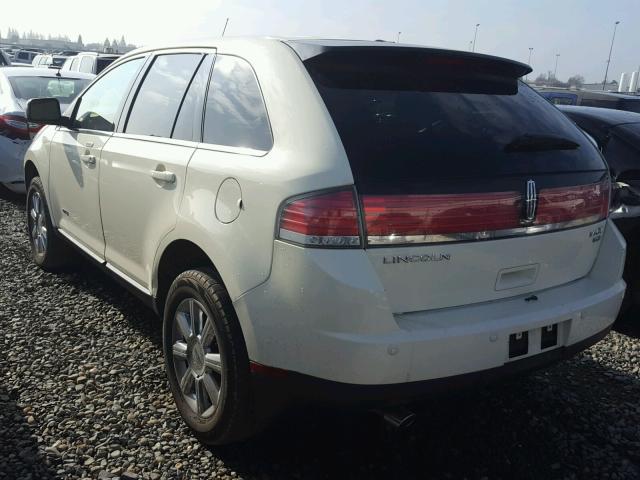 2LMDU88C07BJ18089 - 2007 LINCOLN MKX CREAM photo 3