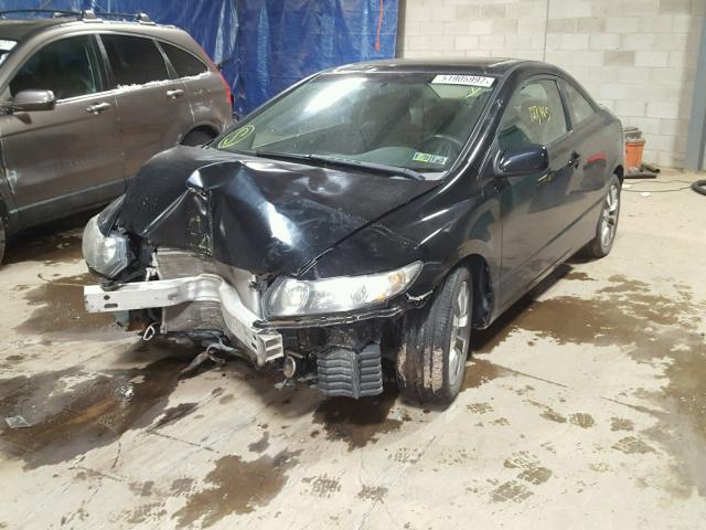 2HGFG1B82AH513179 - 2010 HONDA CIVIC EX BLACK photo 2