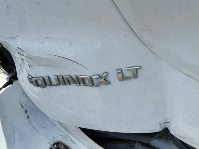 2CNDL53F386283482 - 2008 CHEVROLET EQUINOX LT WHITE photo 9