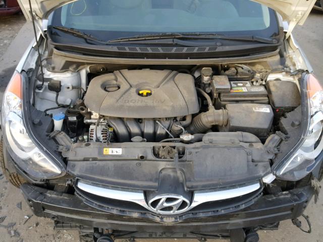 KMHDH4AE6CU254297 - 2012 HYUNDAI ELANTRA GL SILVER photo 7