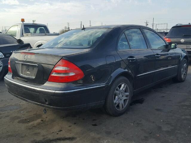 WDBUF65J23A149771 - 2003 MERCEDES-BENZ E 320 BLACK photo 4