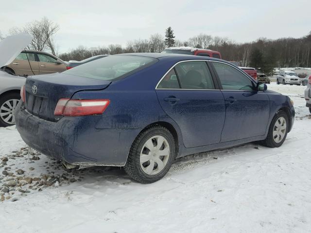 4T1BK46K97U047111 - 2007 TOYOTA CAMRY NEW BLUE photo 4