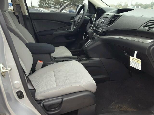 2HKRM3H47GH537207 - 2016 HONDA CR-V SE SILVER photo 5