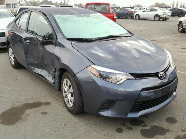 2T1BURHE8FC363839 - 2015 TOYOTA COROLLA L GRAY photo 1